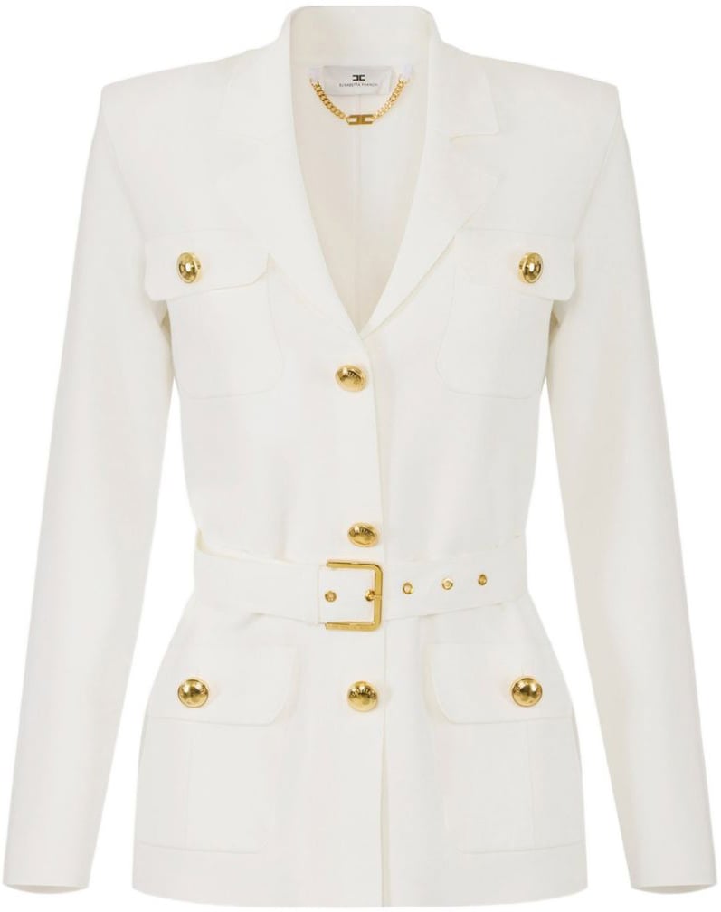 Elisabetta Franchi Sweaters White Wit