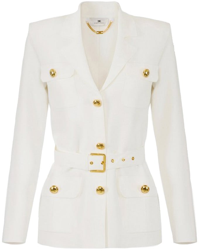 Elisabetta Franchi Sweaters White Wit