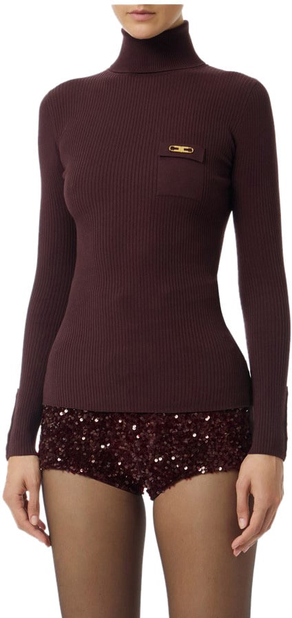 Elisabetta Franchi Sweaters Red Rood
