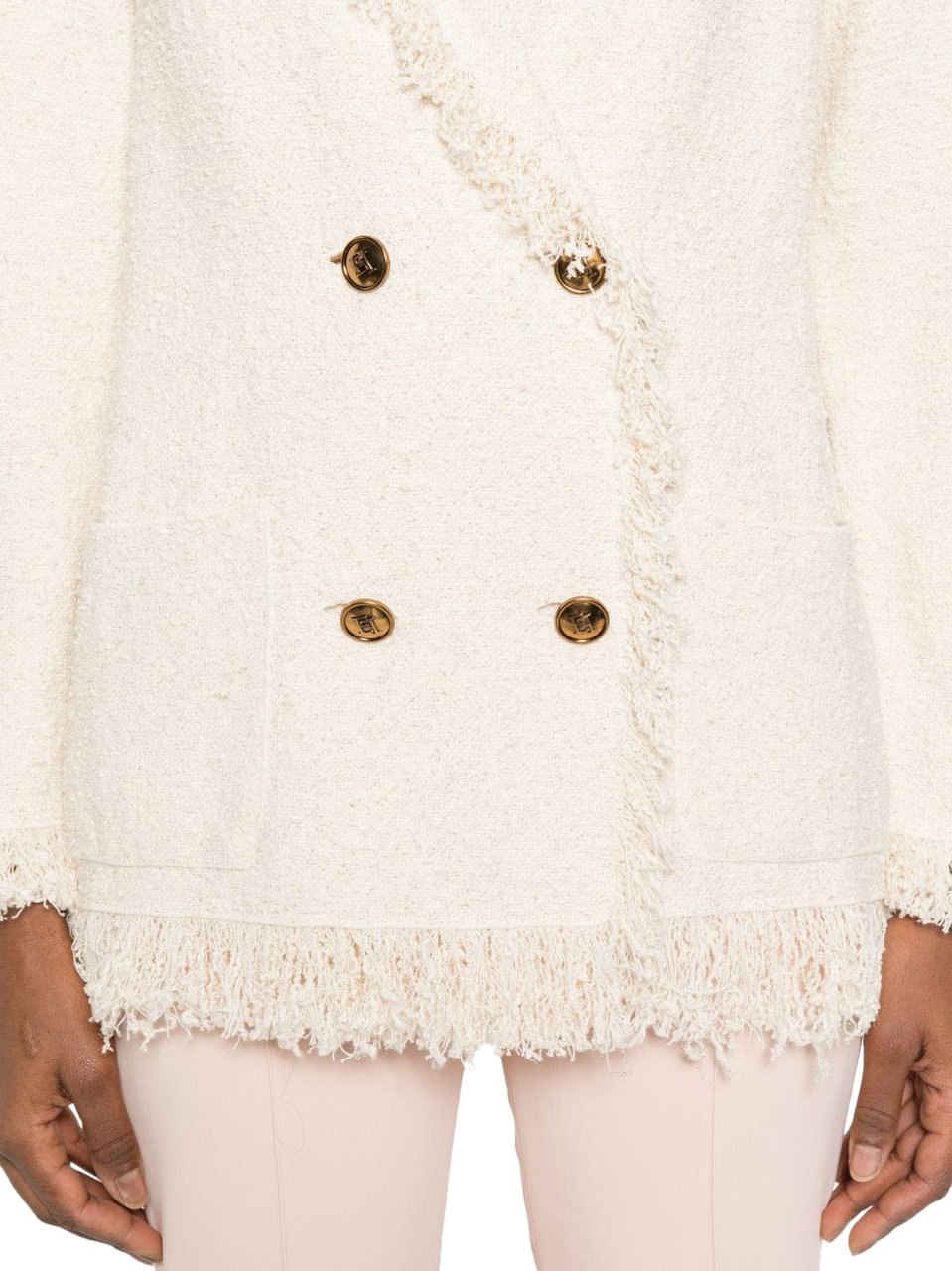 Elisabetta Franchi Jackets White Wit