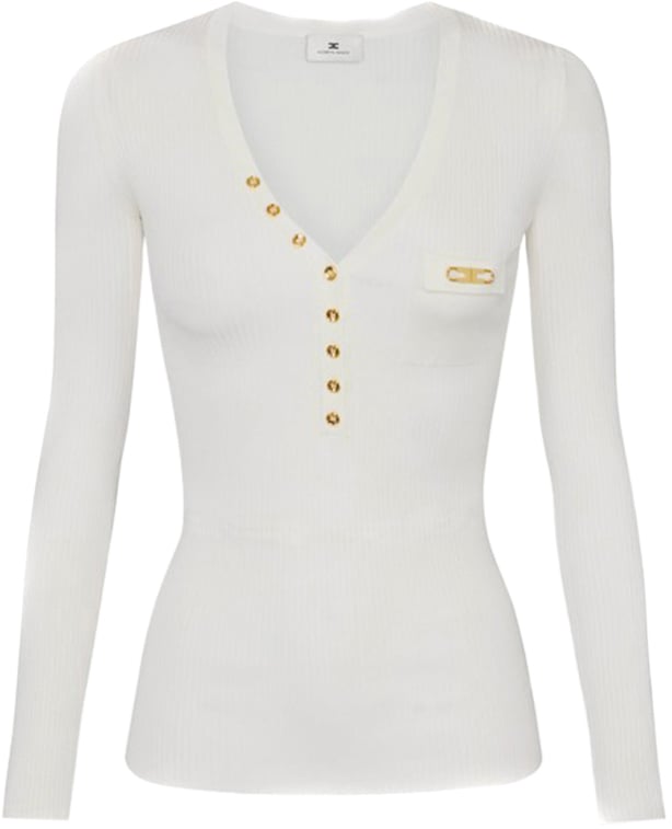 Elisabetta Franchi Sweaters Cyan Cyaan