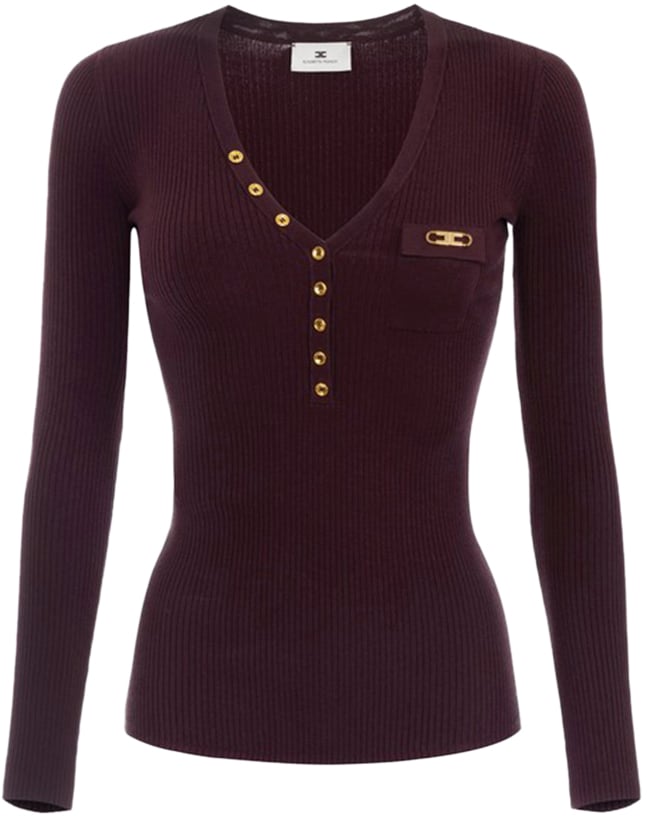 Elisabetta Franchi Sweaters Red Rood