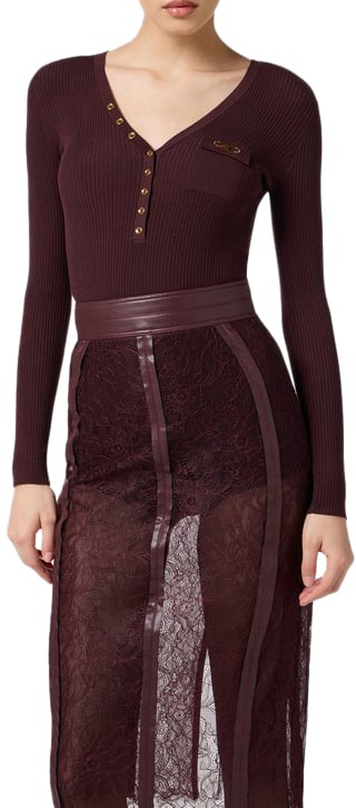 Elisabetta Franchi Sweaters Red Rood