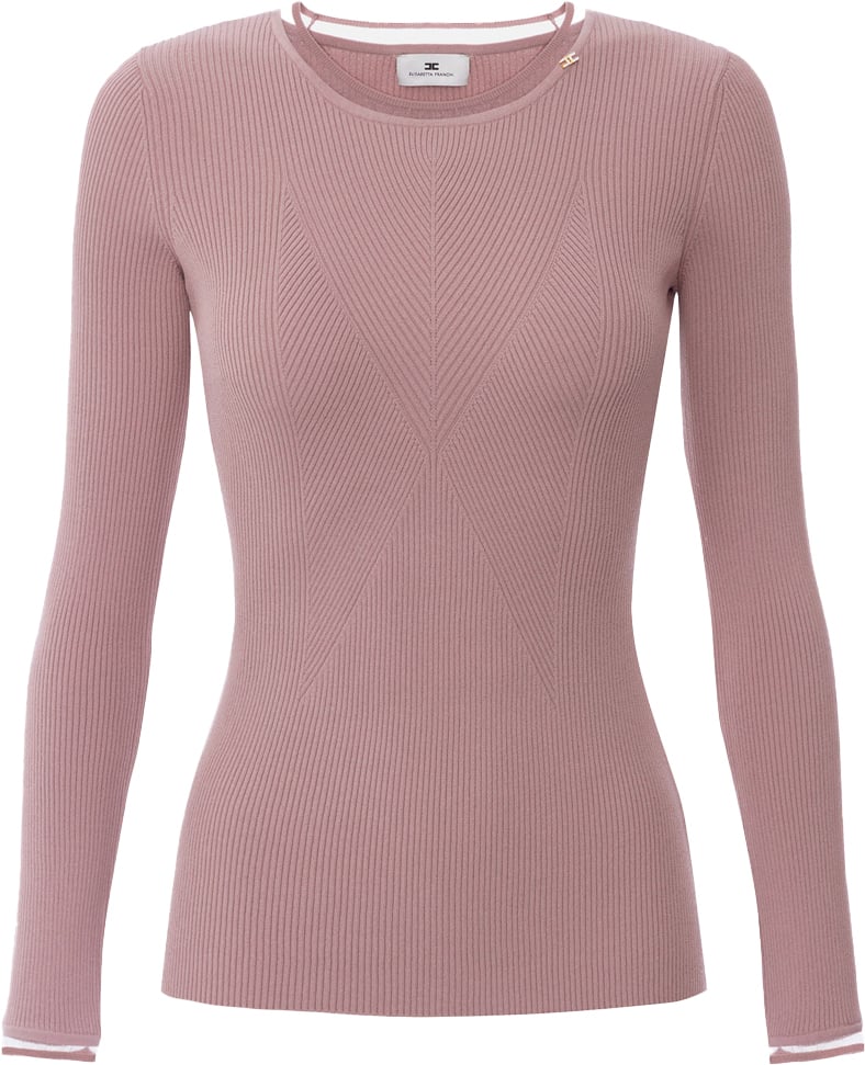 Elisabetta Franchi Sweaters Sunrise Oranje