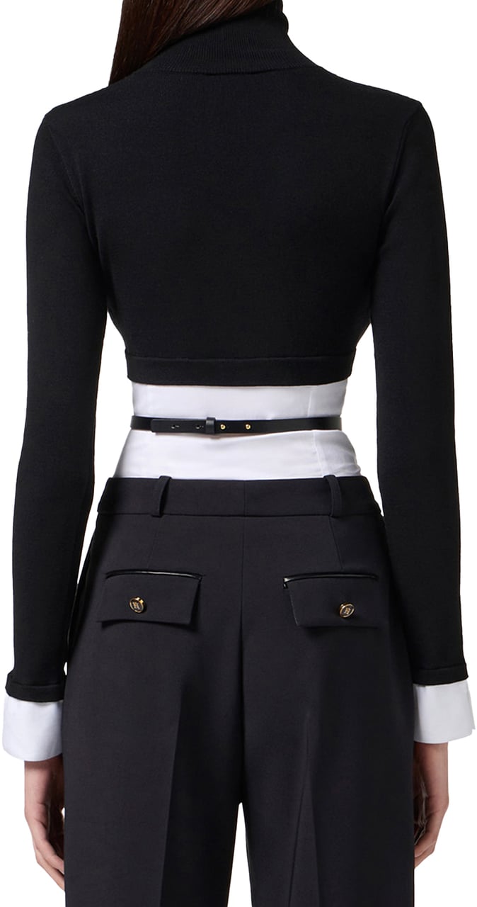 Elisabetta Franchi Sweaters Black Zwart