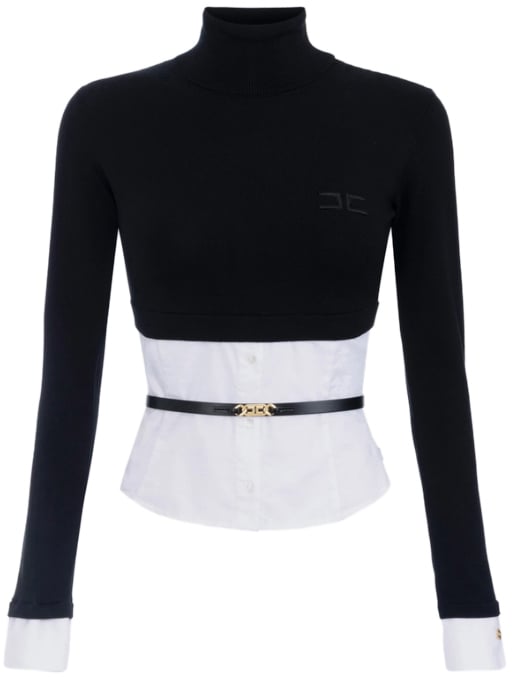 Elisabetta Franchi Sweaters Black Zwart