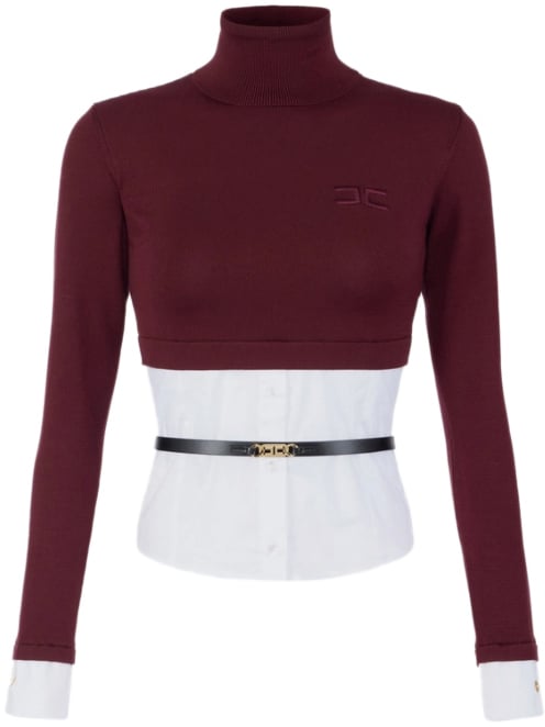 Elisabetta Franchi Sweaters Merlot Rood