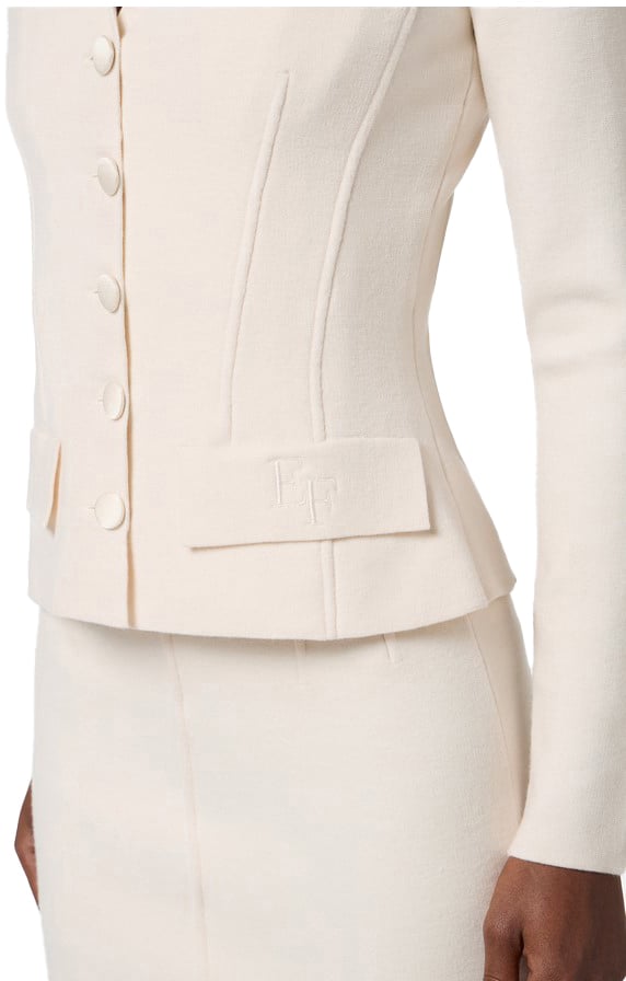 Elisabetta Franchi Sweaters White Wit