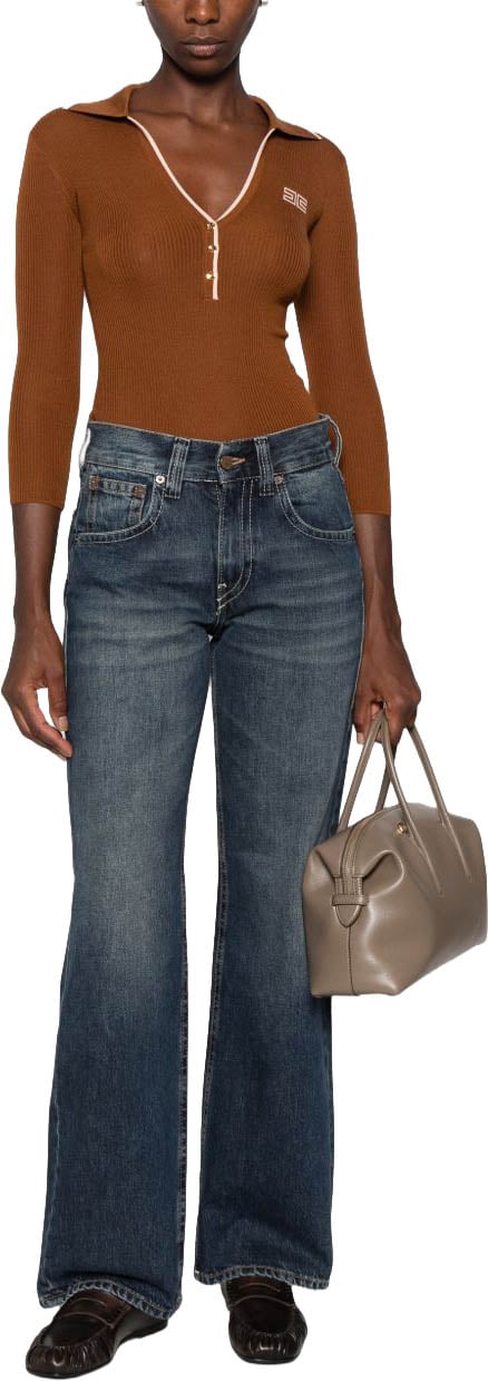 Elisabetta Franchi T-Shirts And Polos Brown Bruin