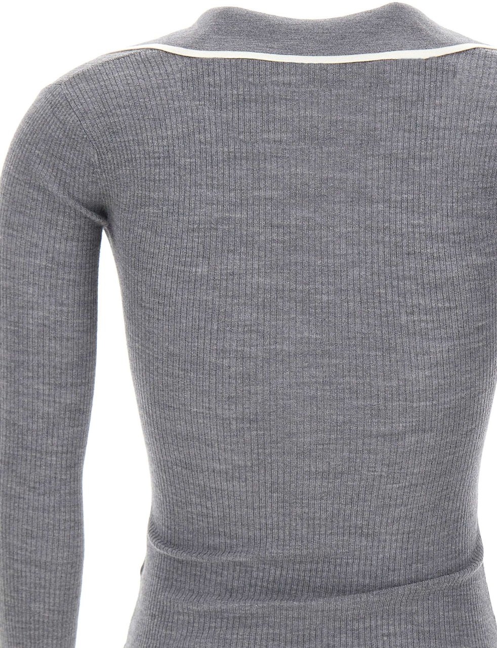 Elisabetta Franchi T-Shirts And Polos Grey Grijs
