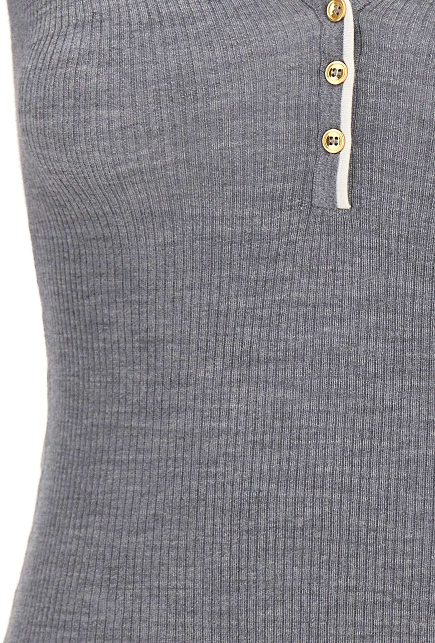 Elisabetta Franchi T-Shirts And Polos Grey Grijs