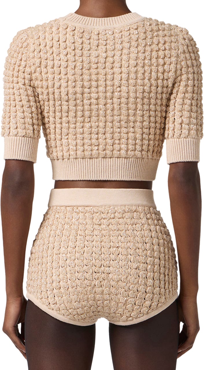 Elisabetta Franchi Sweaters Honey Geel
