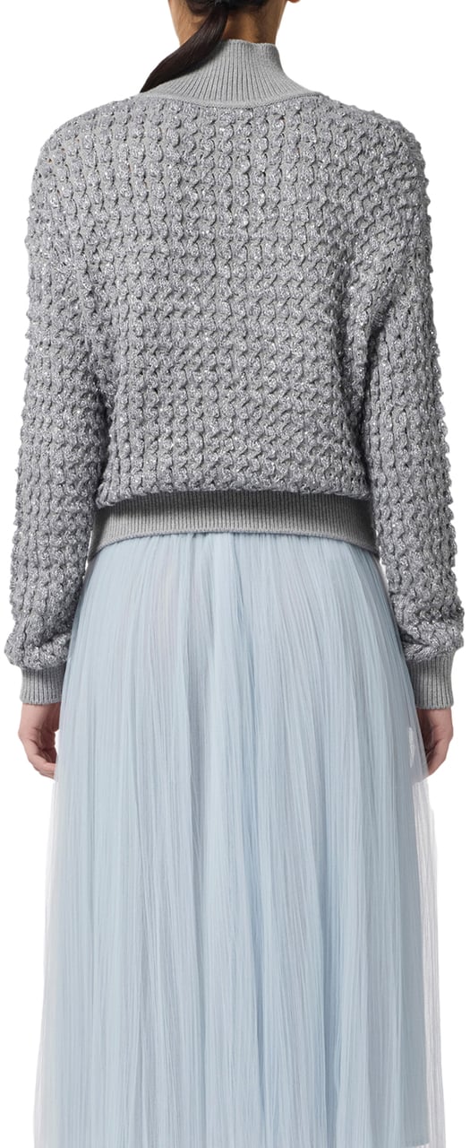 Elisabetta Franchi Sweaters Grey Grijs