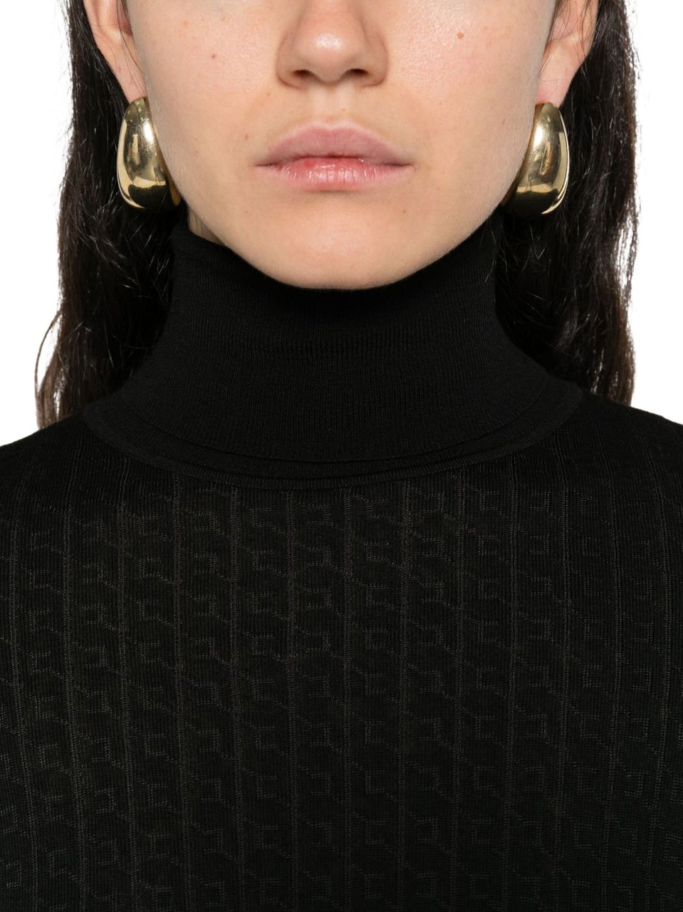 Elisabetta Franchi Sweaters Black Zwart
