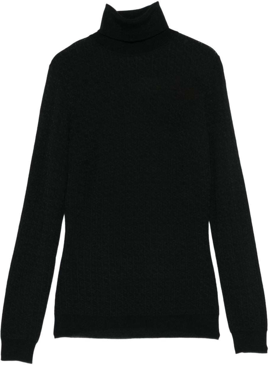 Elisabetta Franchi Sweaters Black Zwart