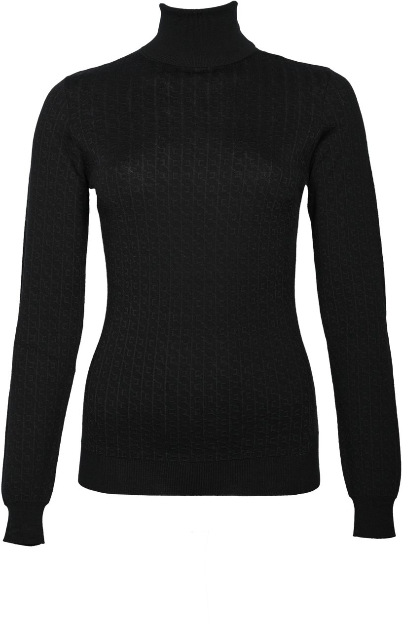 Elisabetta Franchi Sweaters Black Zwart