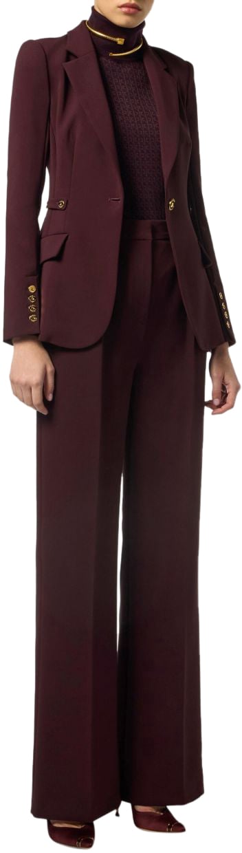 Elisabetta Franchi Sweaters Bordeaux Rood