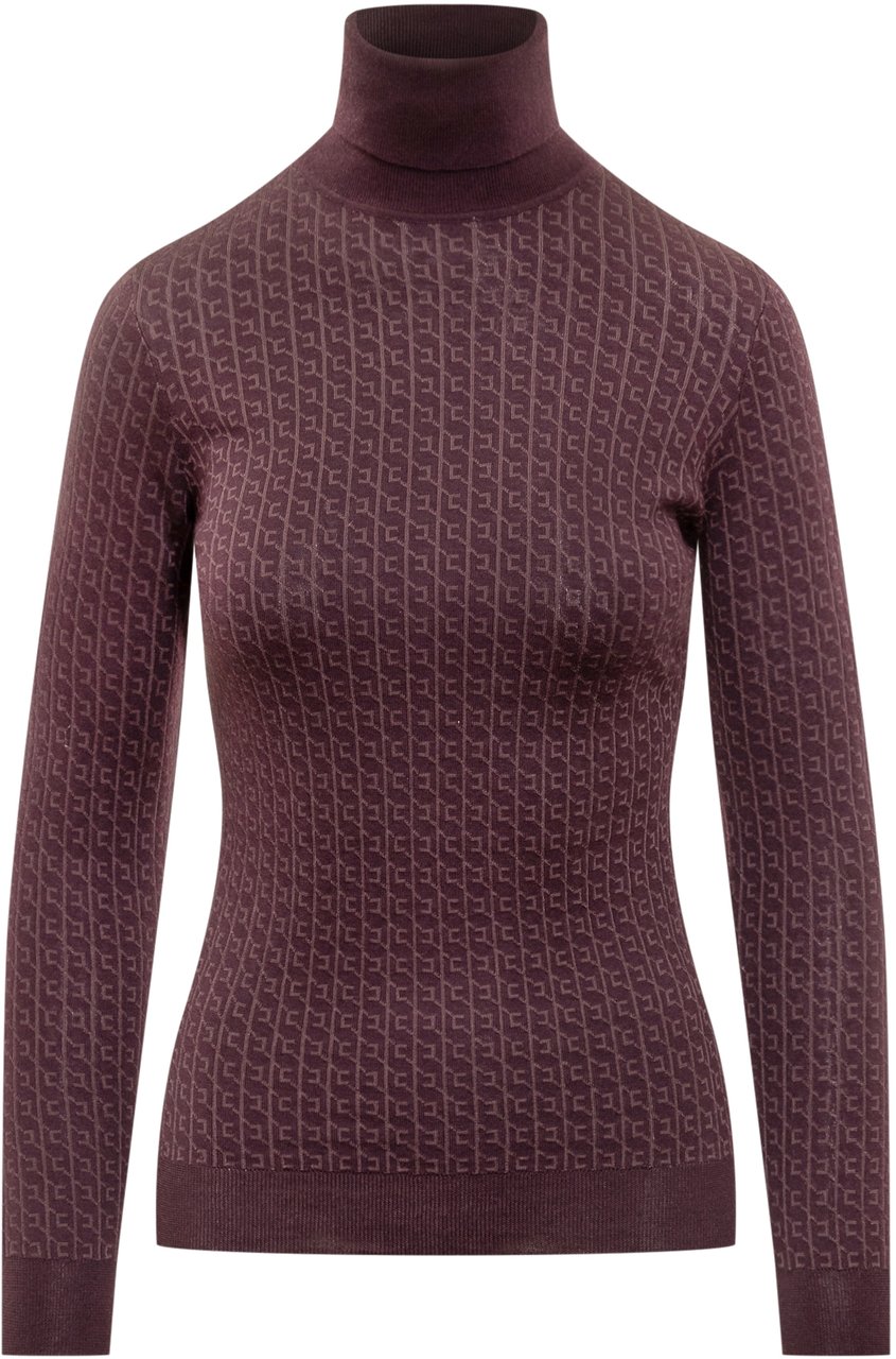 Elisabetta Franchi Dolcevita Elisabetta Franchi Paars