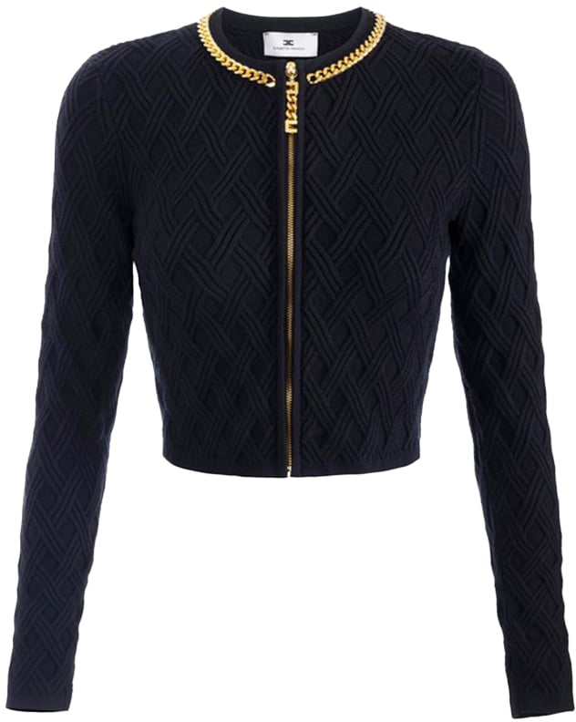 Elisabetta Franchi Sweaters Black Zwart