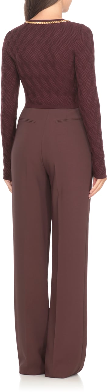 Elisabetta Franchi Sweaters Bordeaux Rood