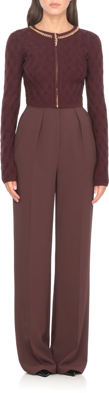 Elisabetta Franchi Sweaters Bordeaux Rood