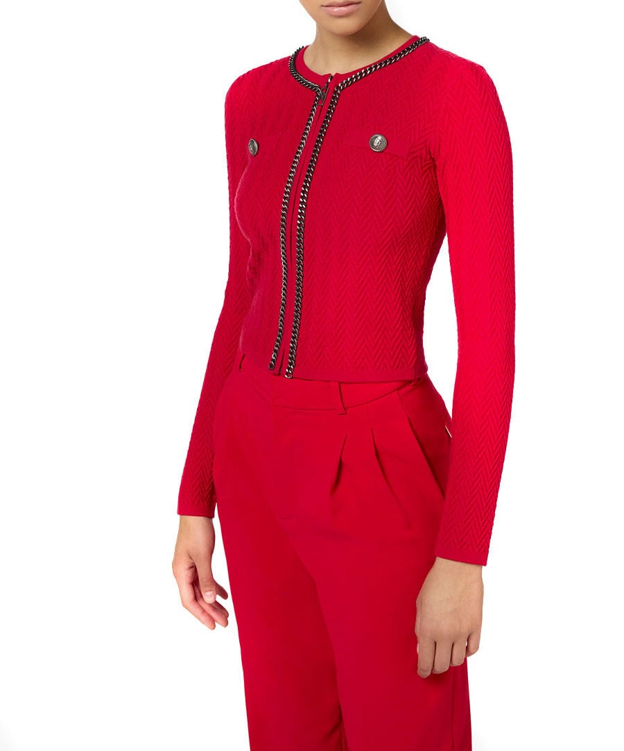 Elisabetta Franchi Sweaters Red Rood
