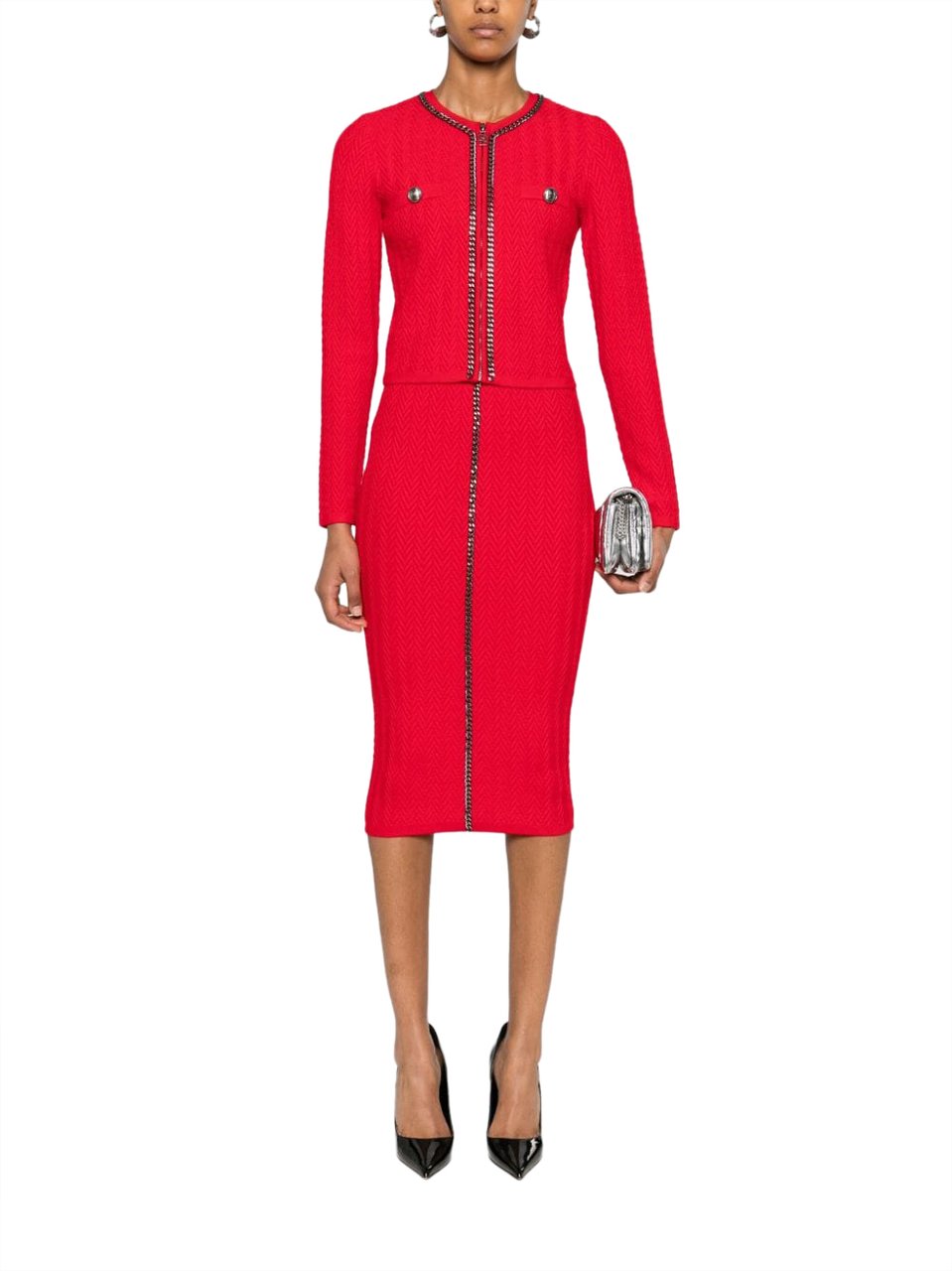 Elisabetta Franchi Sweaters Red Rood
