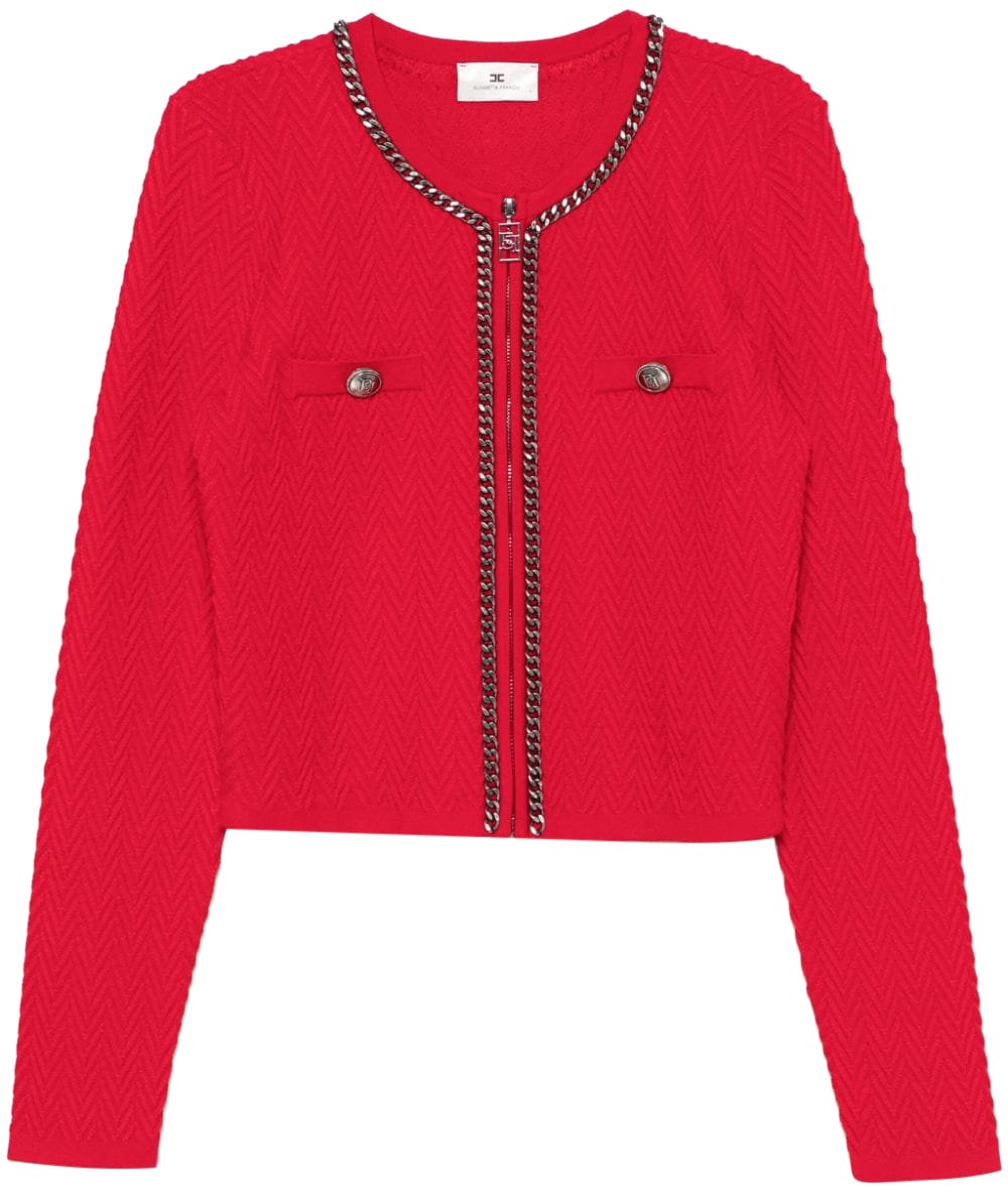 Elisabetta Franchi Sweaters Red Rood