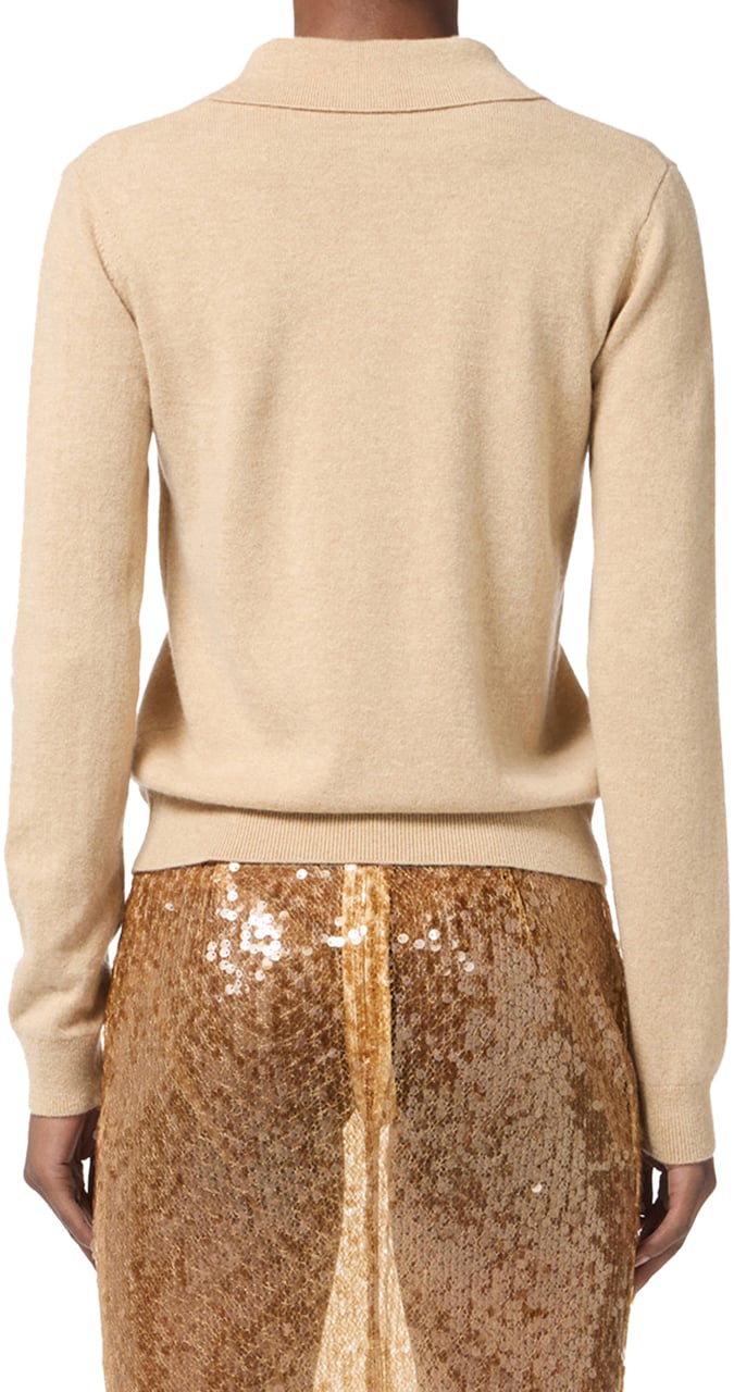 Elisabetta Franchi Sweaters Honey Melange Beige