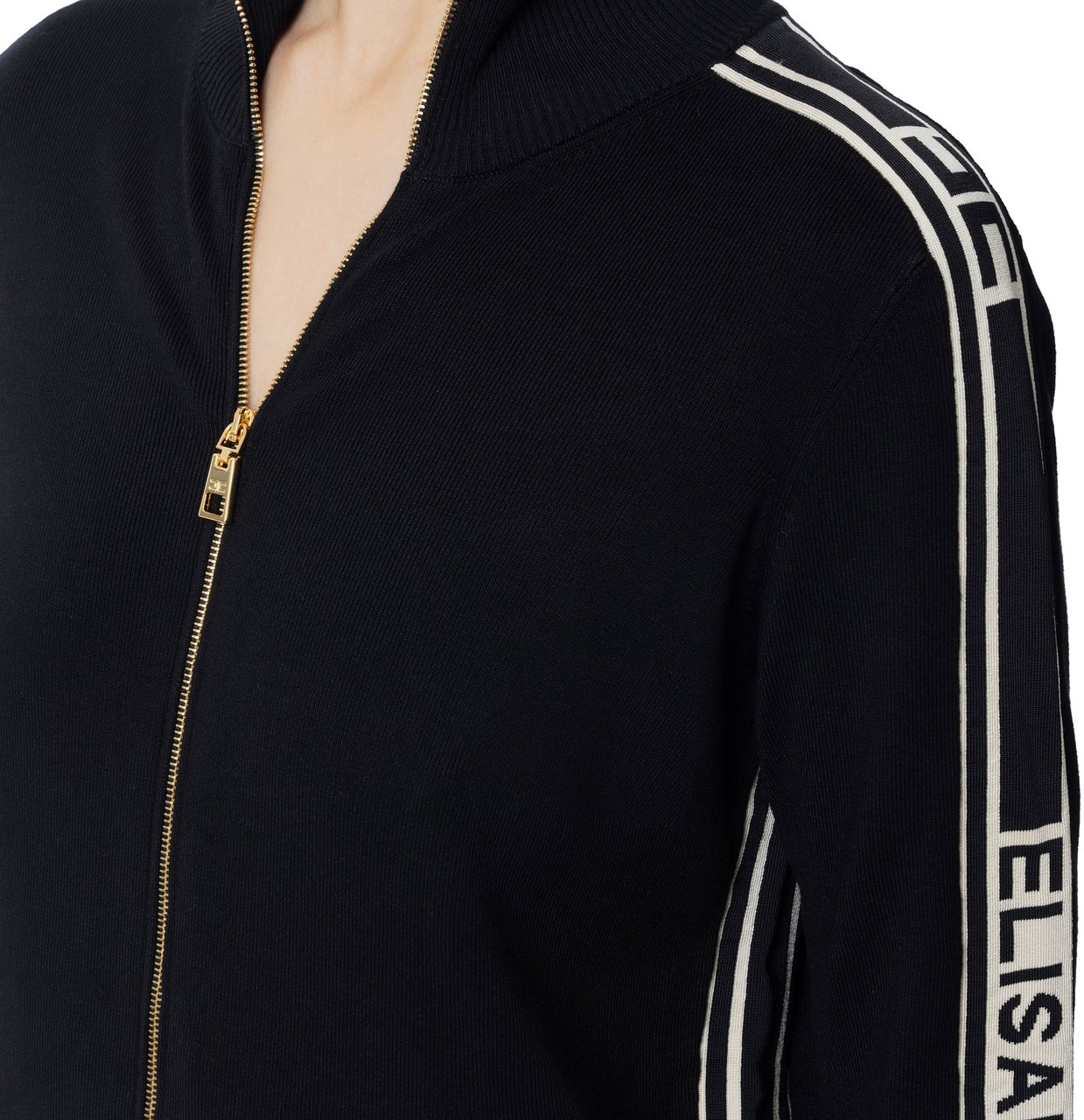 Elisabetta Franchi Sweaters Neroburro Zwart