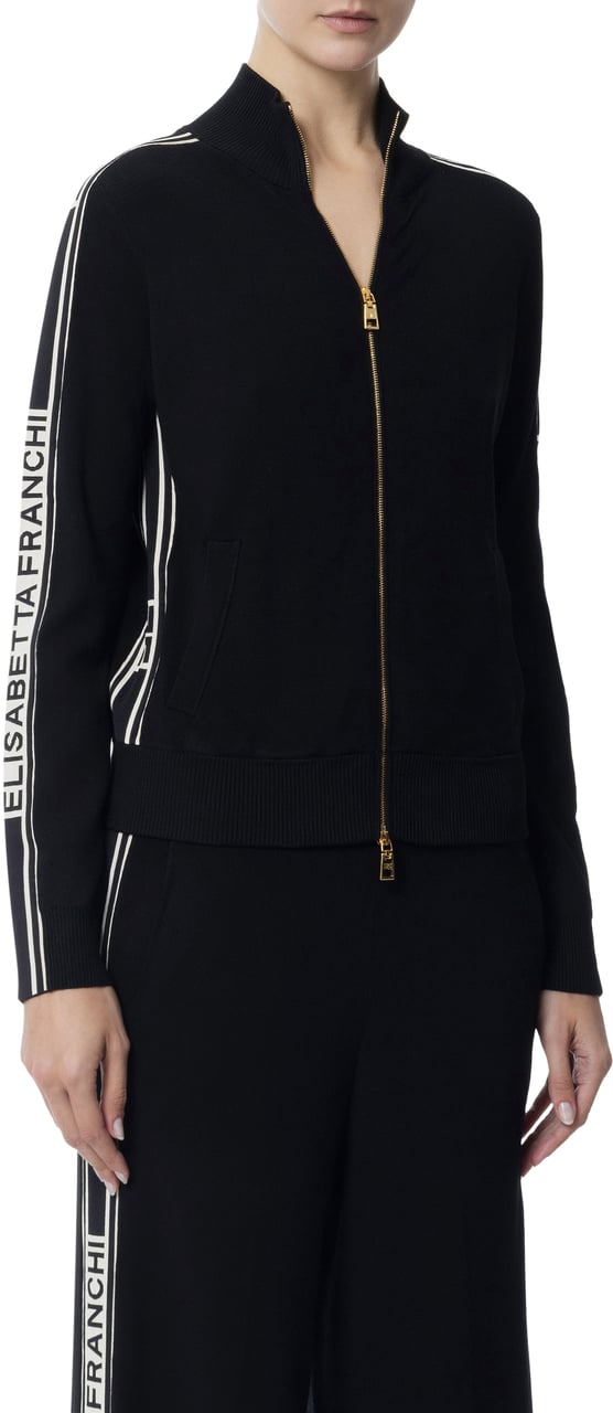 Elisabetta Franchi Sweaters Neroburro Zwart