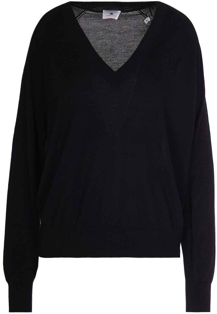 Elisabetta Franchi Sweaters Black Zwart