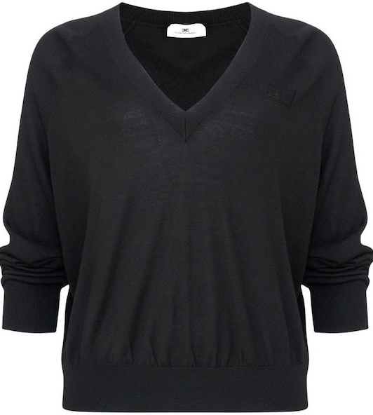 Elisabetta Franchi Sweaters Black Zwart
