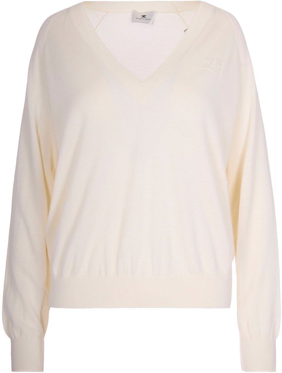 Elisabetta Franchi Sweaters Milk Wit