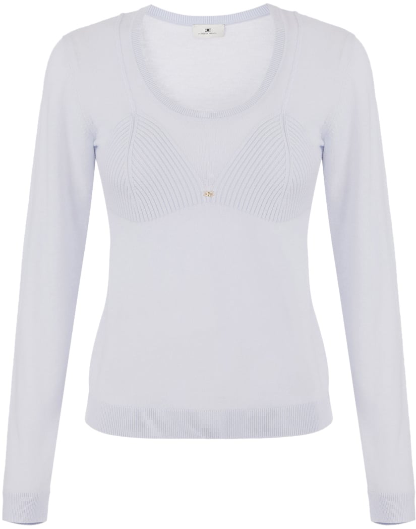 Elisabetta Franchi Sweaters Starlight Zilver