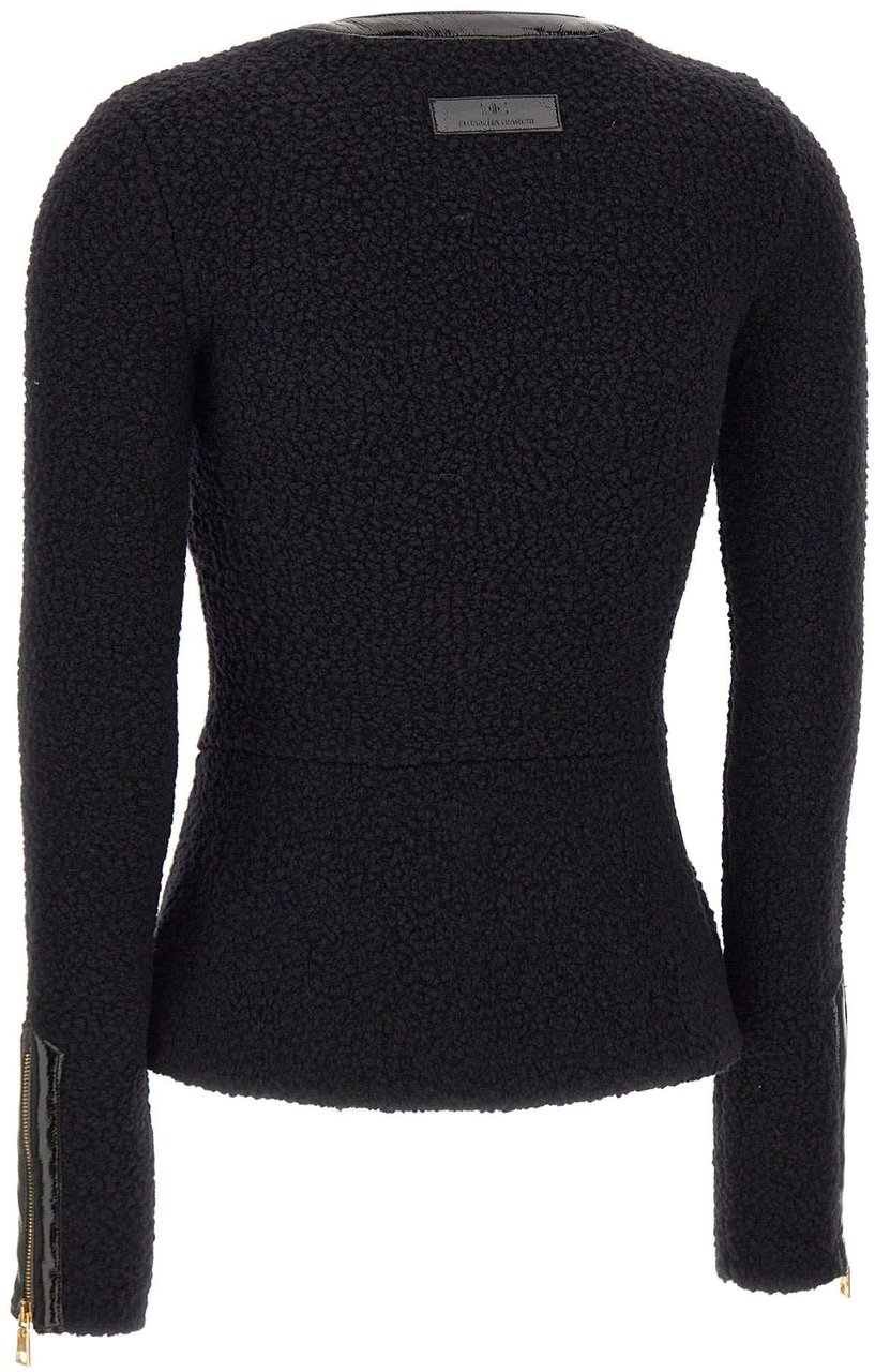 Elisabetta Franchi Sweaters Black Zwart