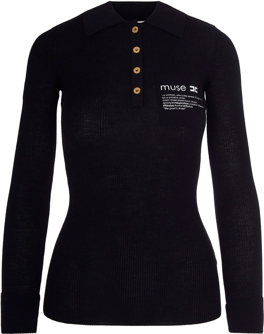 Elisabetta Franchi Sweaters Black Zwart