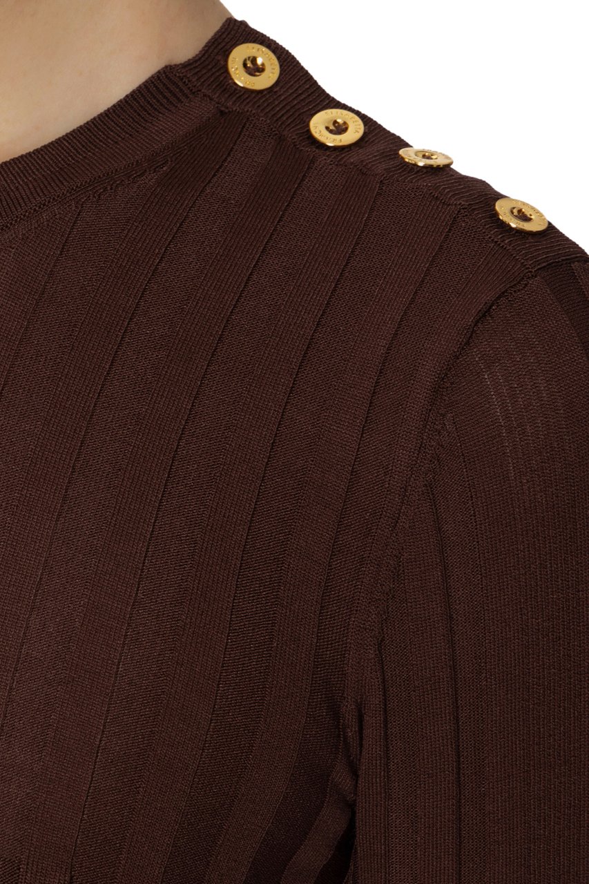 Elisabetta Franchi Sweaters Brown Bruin