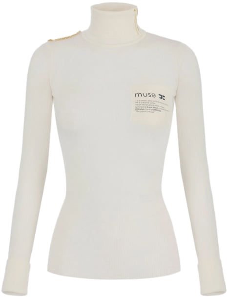 Elisabetta Franchi Sweaters Latte Bruin