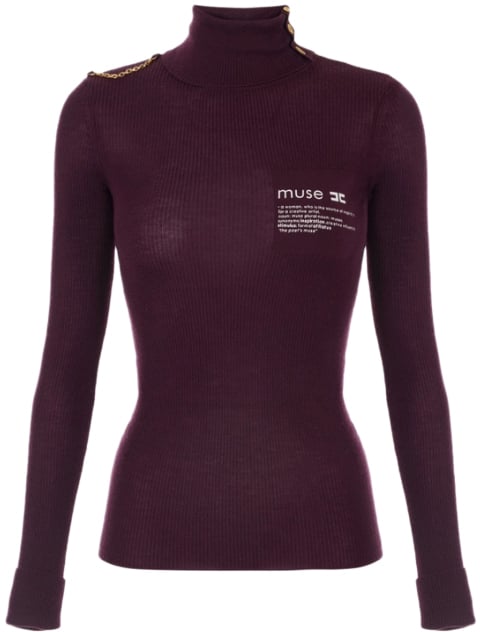 Elisabetta Franchi Sweaters Merlot Rood