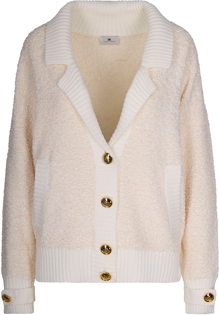 Elisabetta Franchi Sweaters Milk Wit