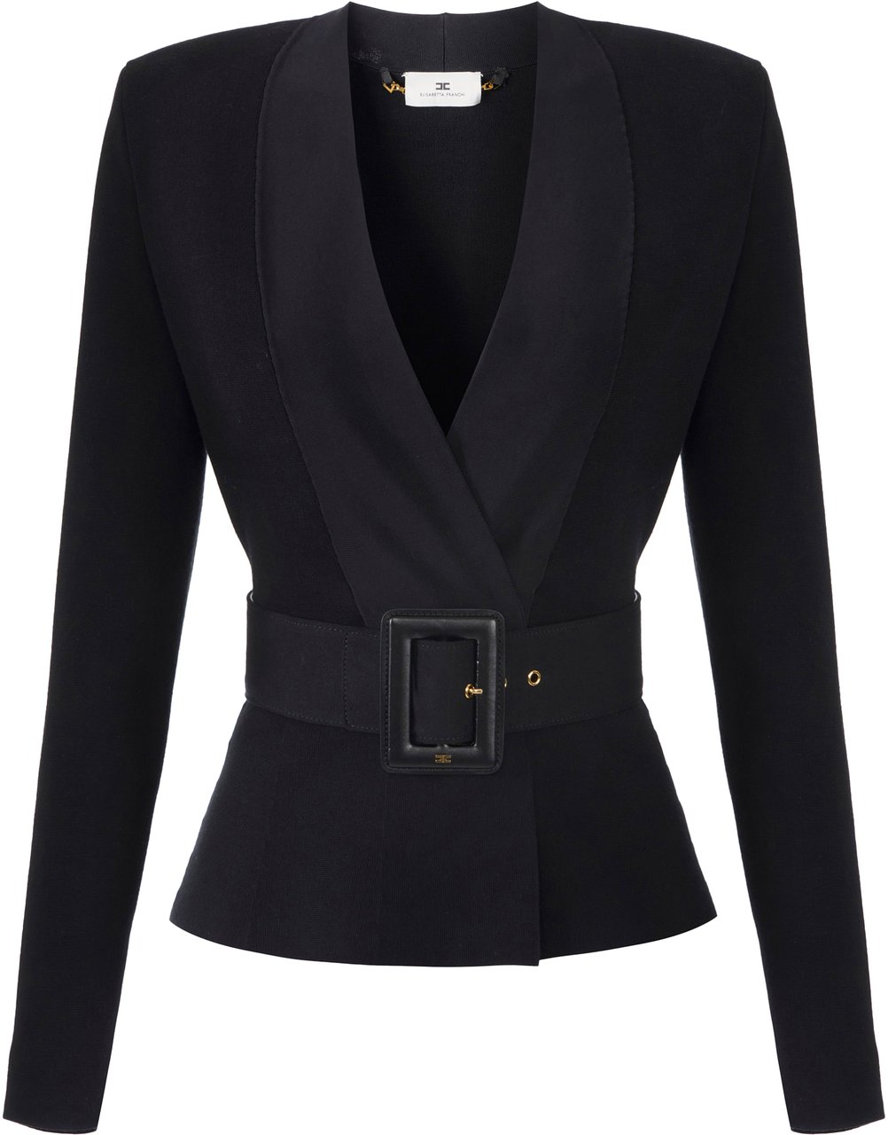 Elisabetta Franchi Sweaters Black Zwart