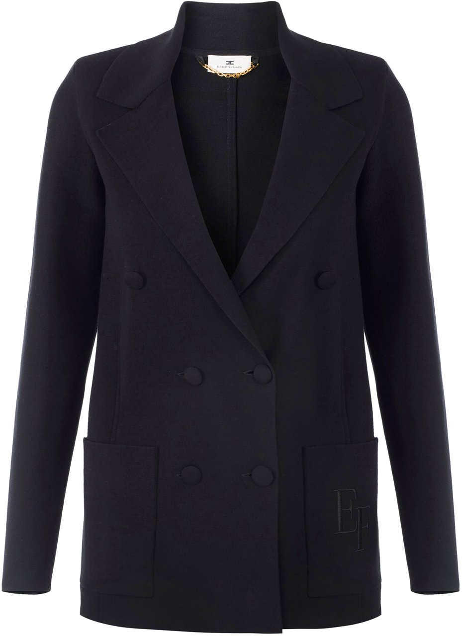 Elisabetta Franchi Sweaters Black Zwart