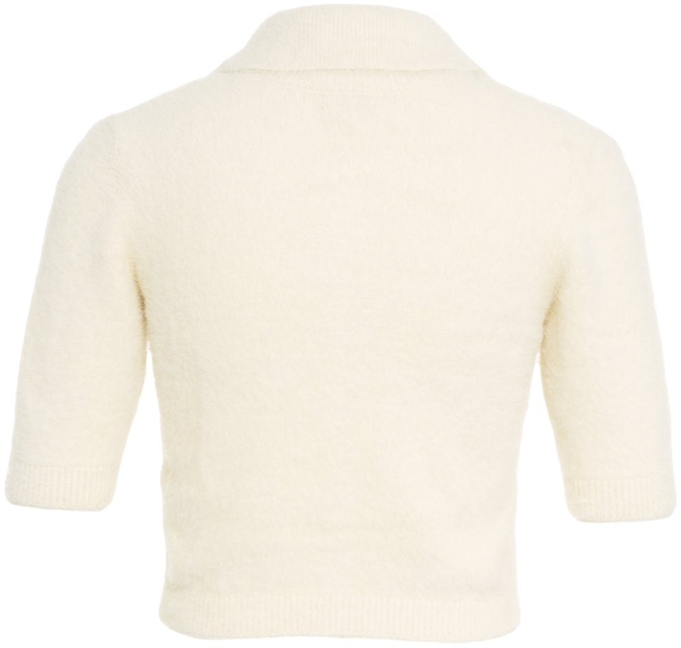 Elisabetta Franchi Cardigan with decorative buttons Wit