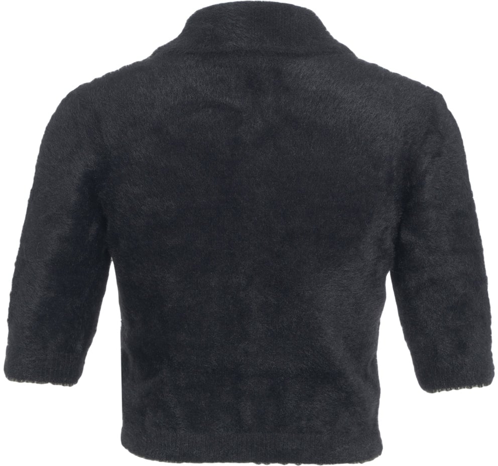 Elisabetta Franchi Cardigan with decorative buttons Zwart