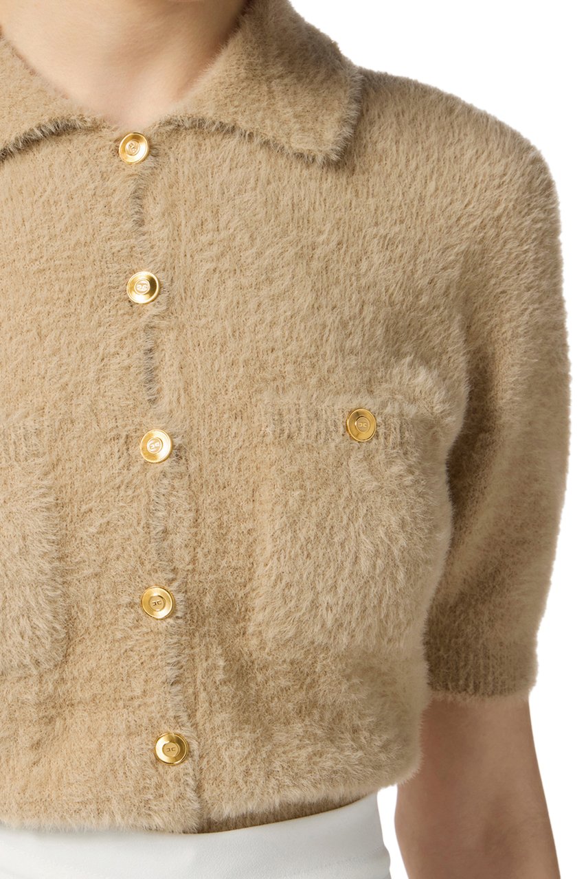 Elisabetta Franchi Sweaters Honey Geel