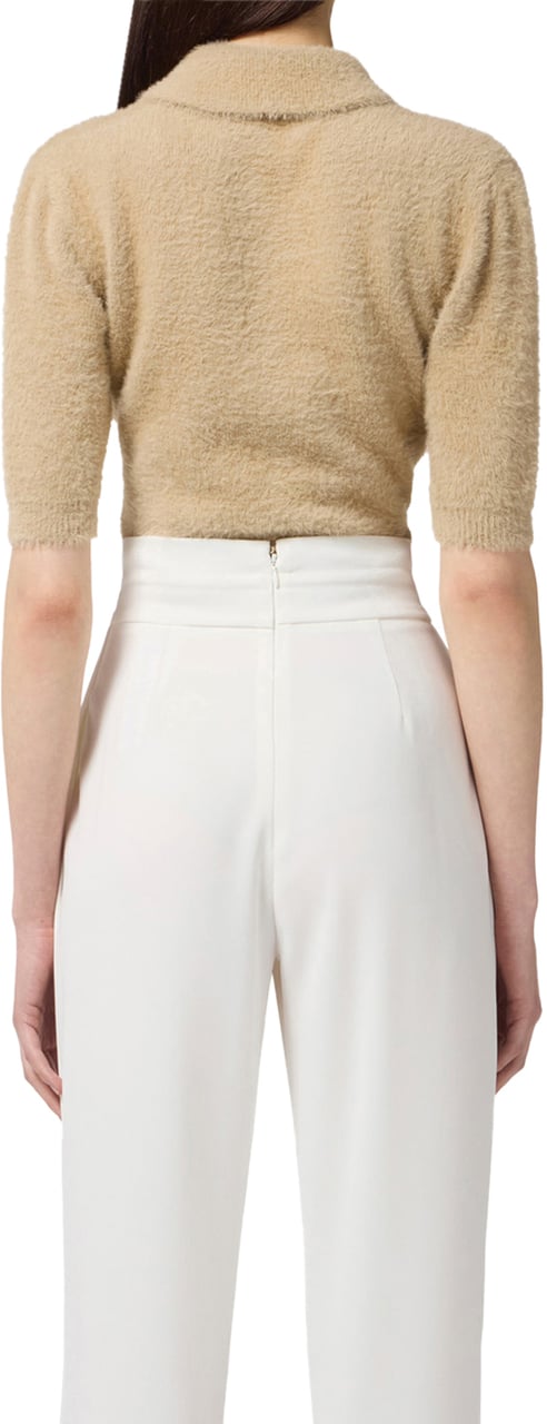 Elisabetta Franchi Sweaters Honey Geel