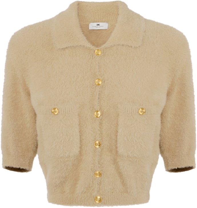 Elisabetta Franchi Sweaters Honey Geel