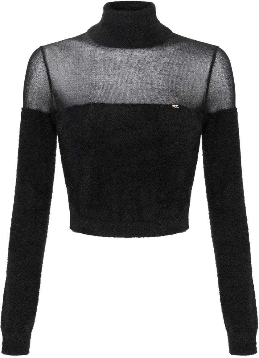 Elisabetta Franchi Sweaters Black Zwart
