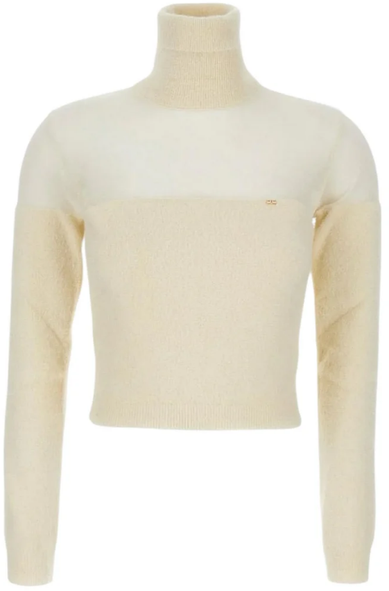 Elisabetta Franchi Sweaters Latte Bruin